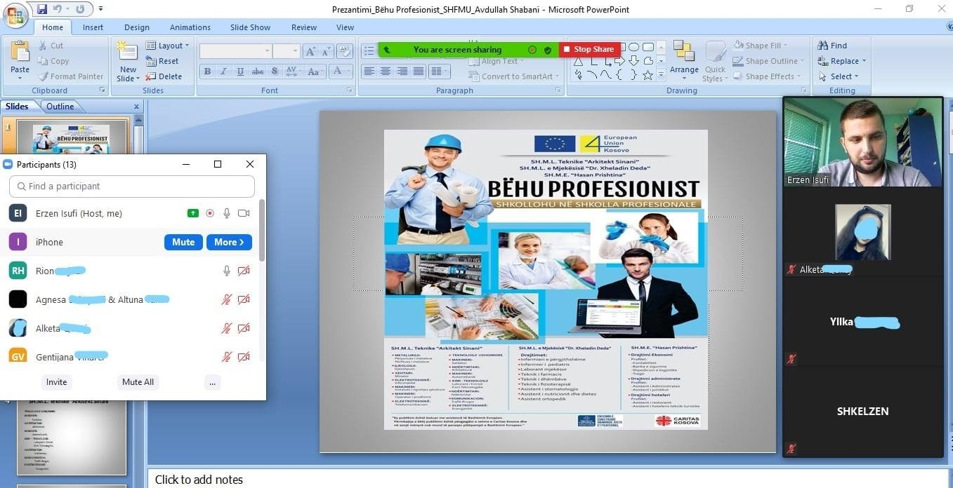 Promovimi i shkollave profesionale në Mitrovicë